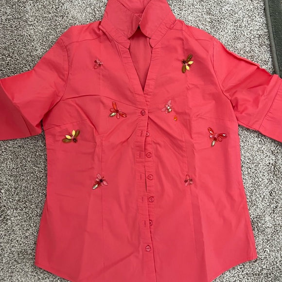 NY&Co Dragonfly buttoned shirt - Picture 1 of 6